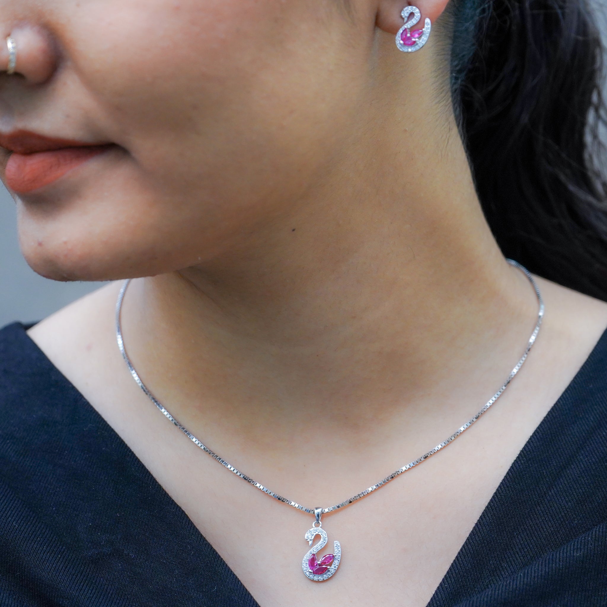 PURE SILVER CHAIN PENDENT
