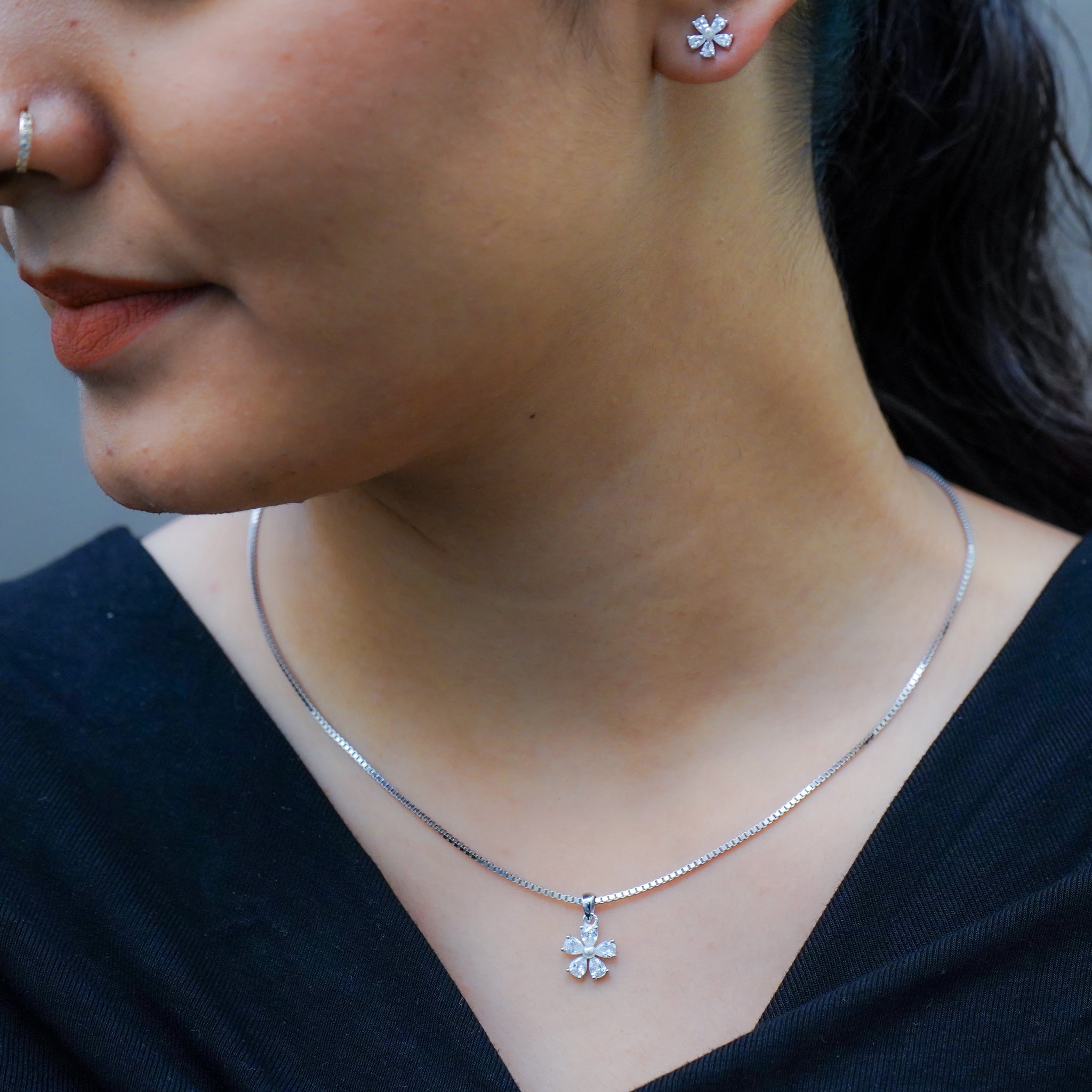 PURE SILVER CHAIN PENDENT