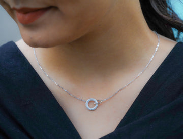 PURE SILVER CHAIN PENDENT