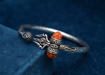 PURE SILVER RUDRAKHSH KADA