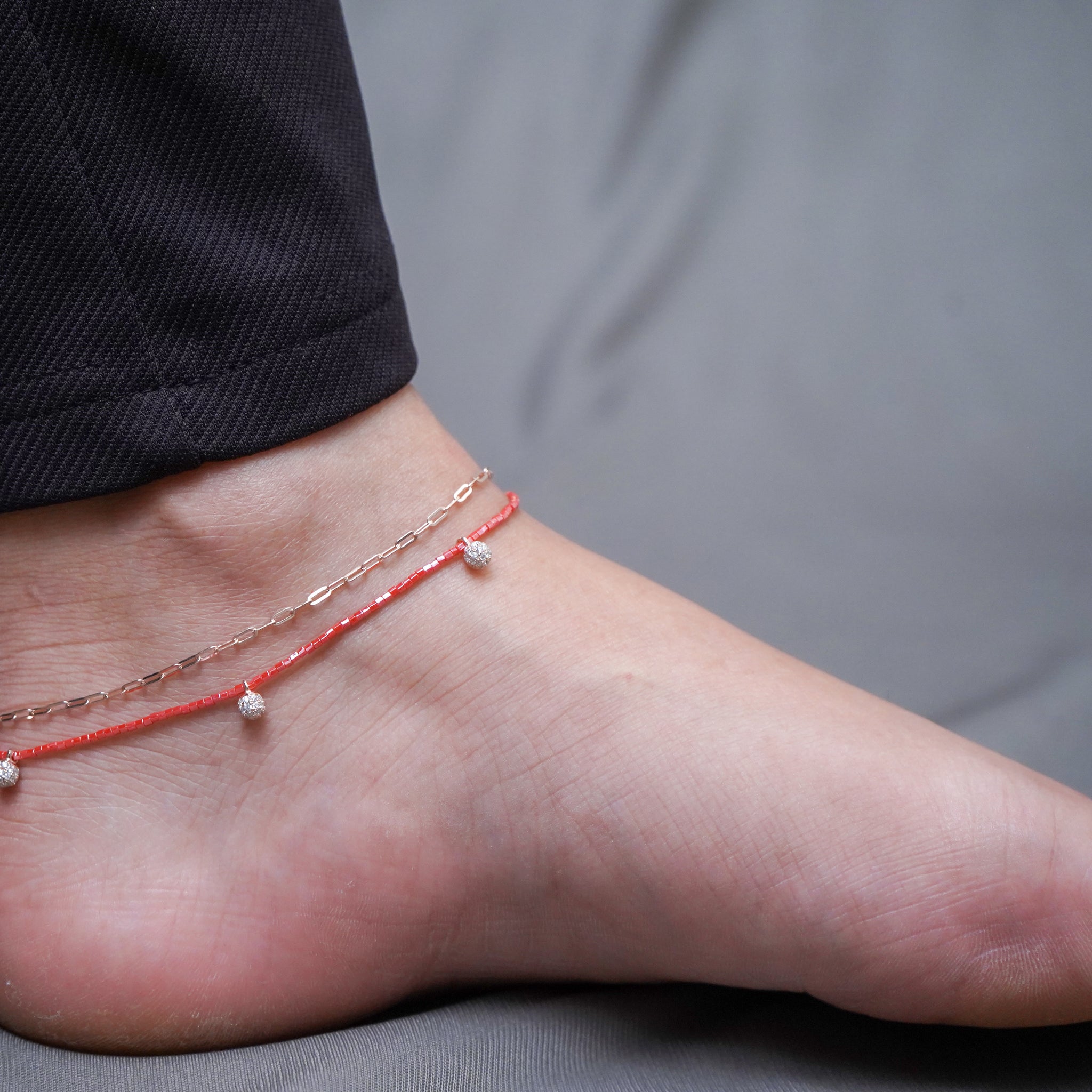 PURE SILVER ANKLET