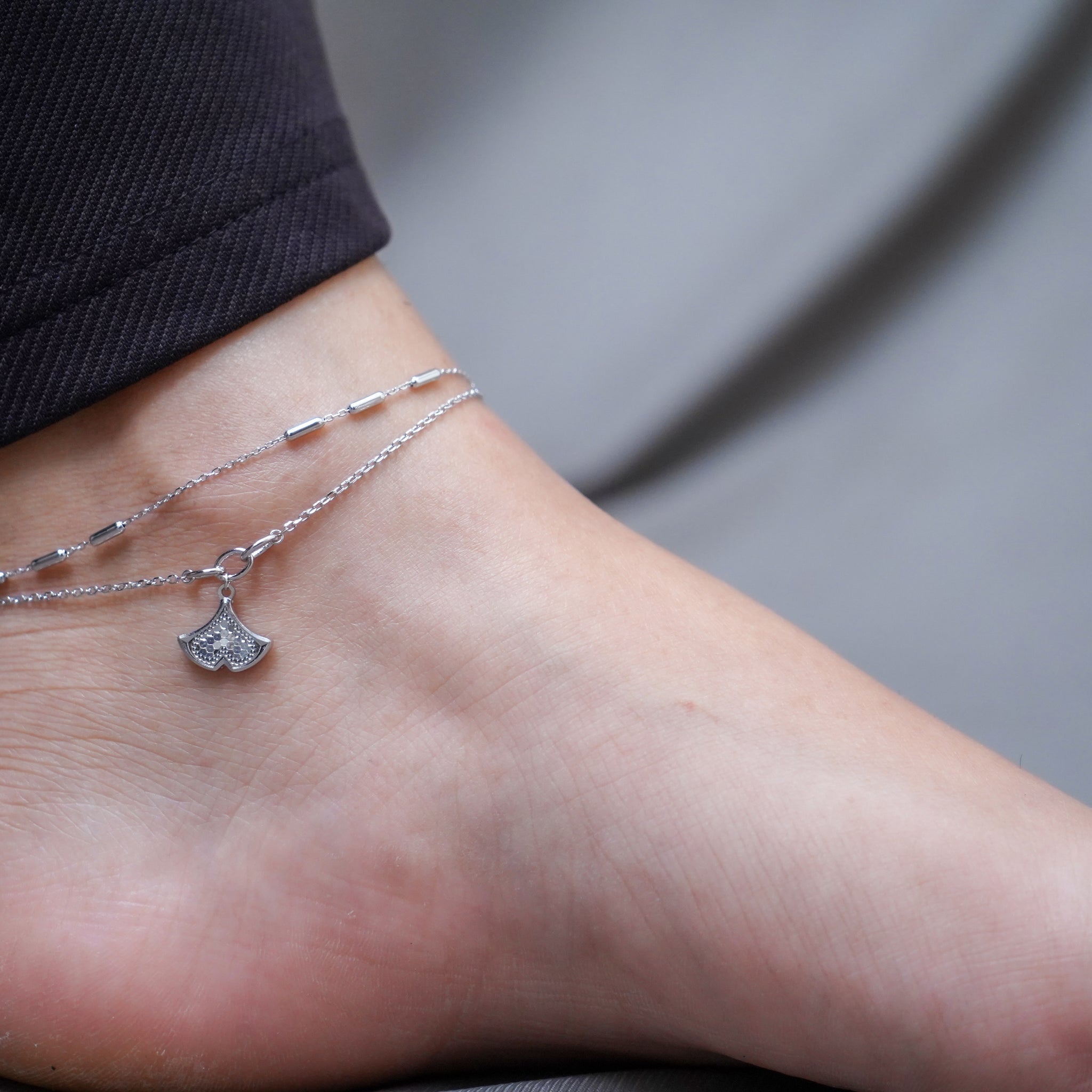 PURE SILVER ANKLET