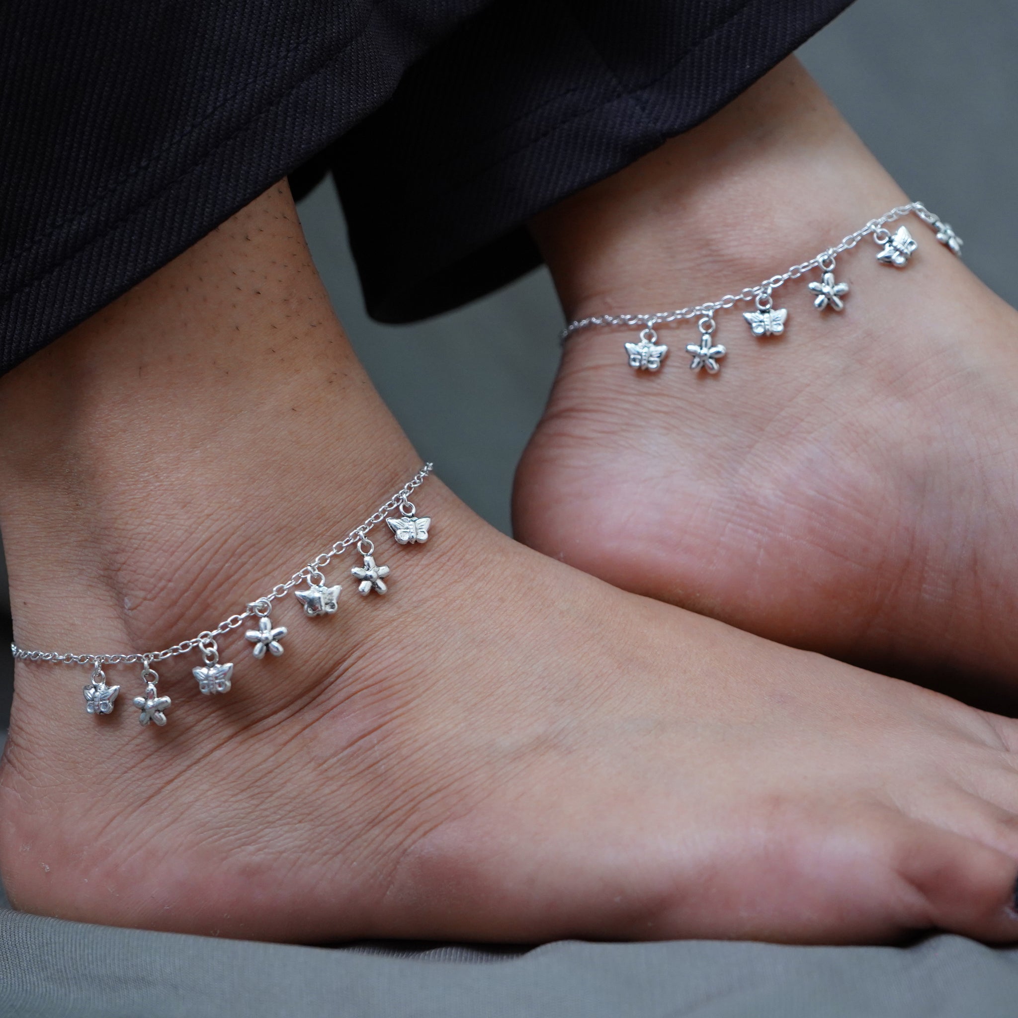 PURE SILVER ANKLET