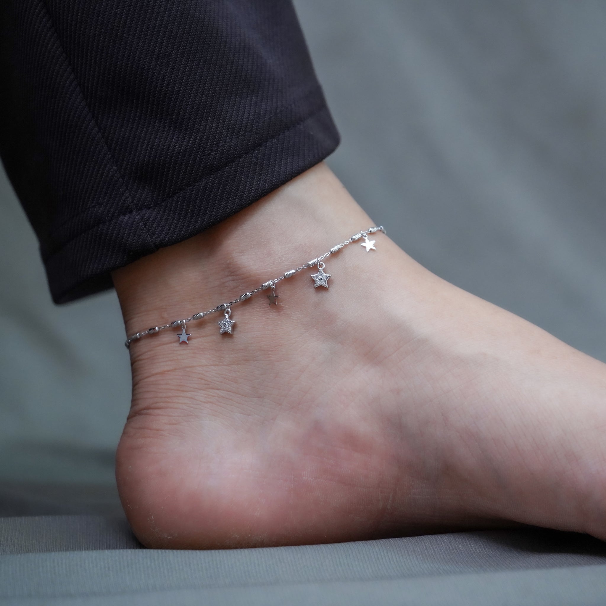 PURE SILVER ANKLET