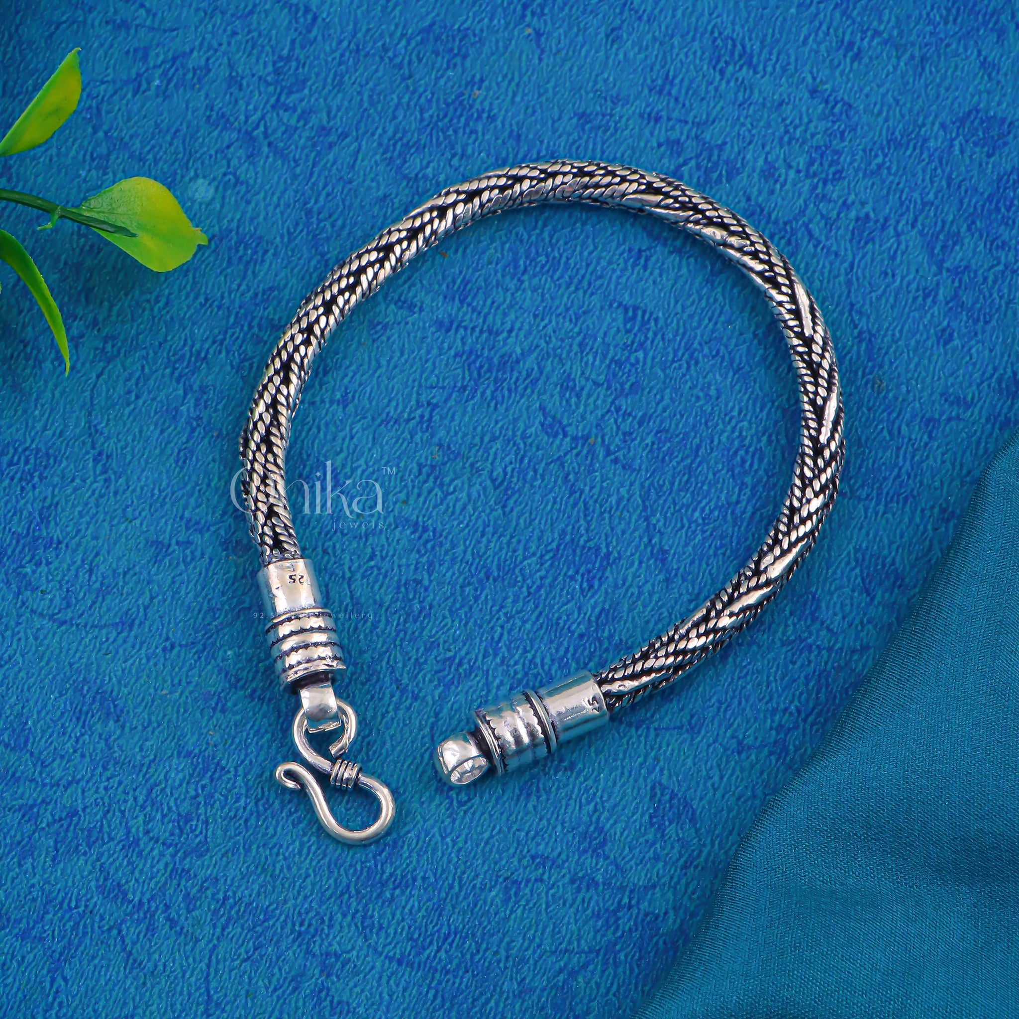 PURE SILVER MENS BRACELETE