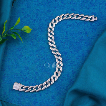 PURE SILVER MENS BRACELETE