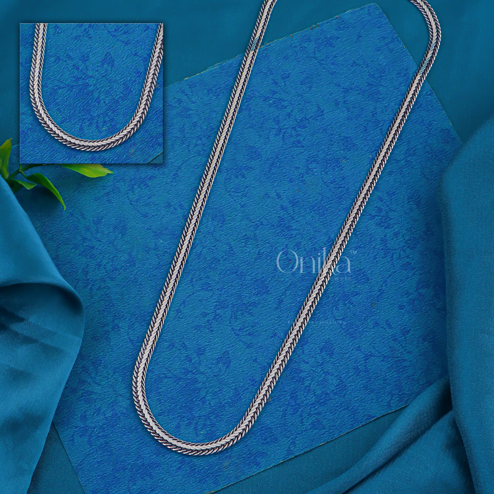 PURE SILVER MENS CHAIN