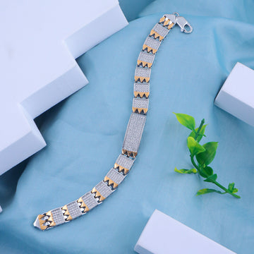 PURE SILVER MENS BRACELETE