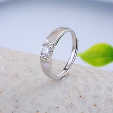 PURE SILVER MENS RING