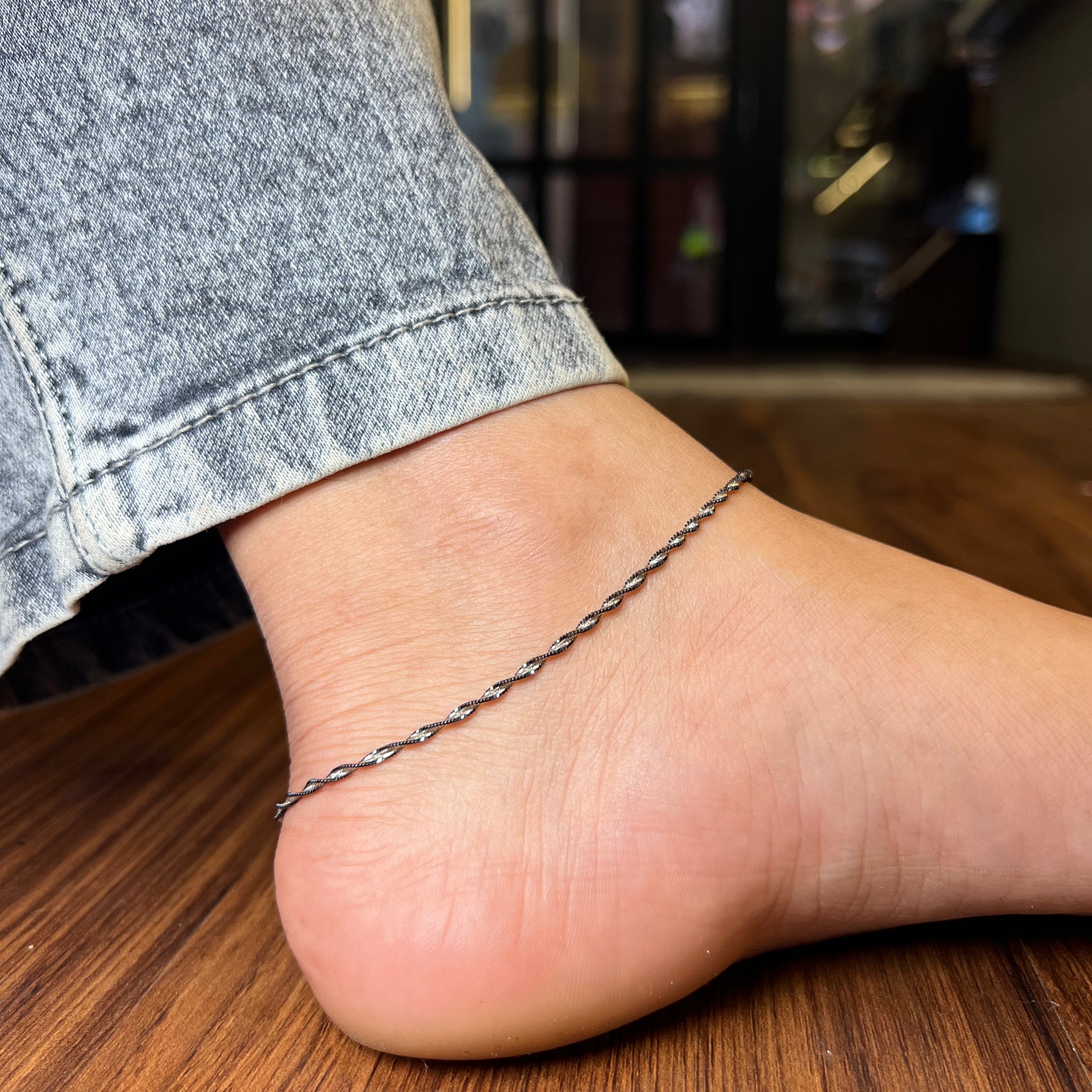 PURE SILVER ANKLET