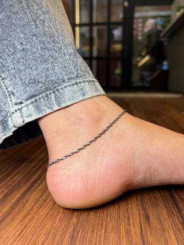 PURE SILVER ANKLET