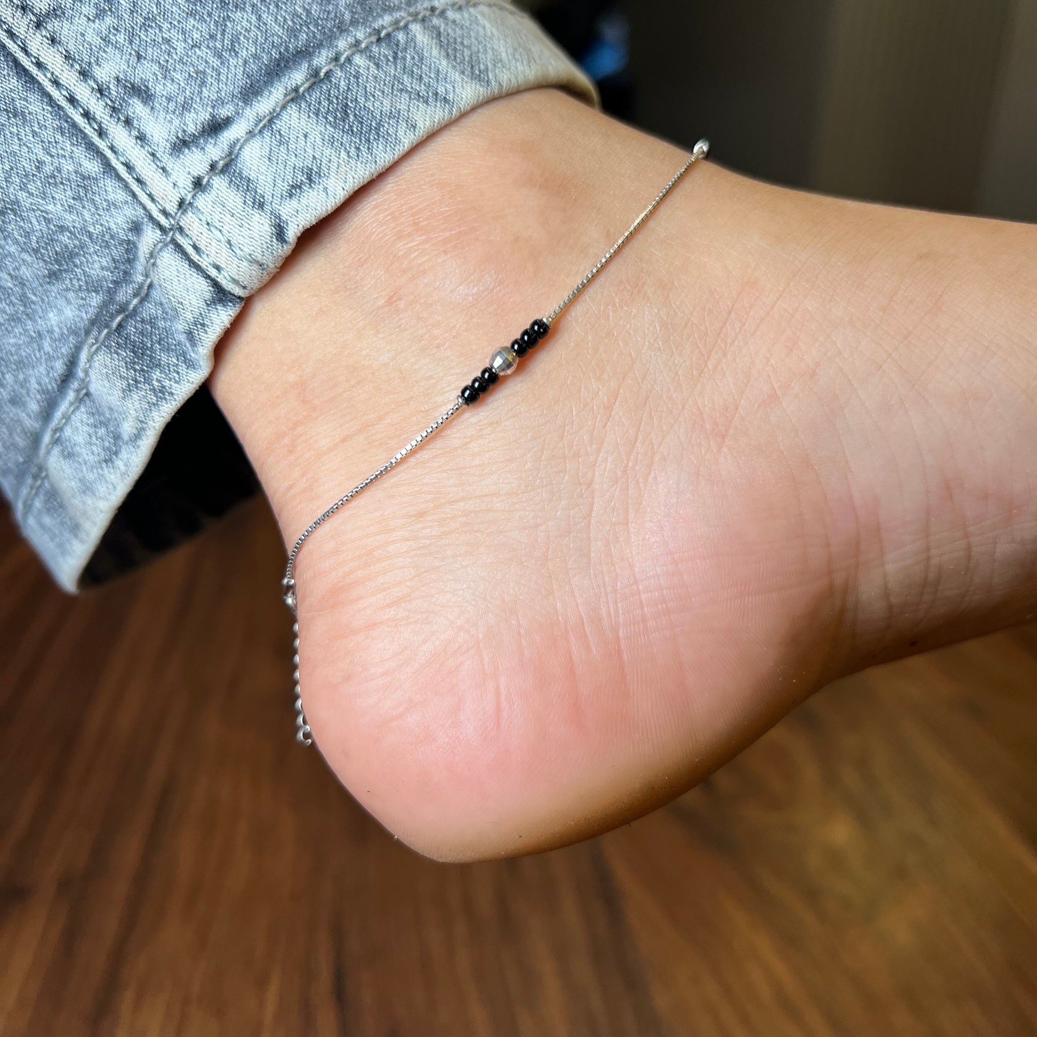 PURE SILVER ANKLET
