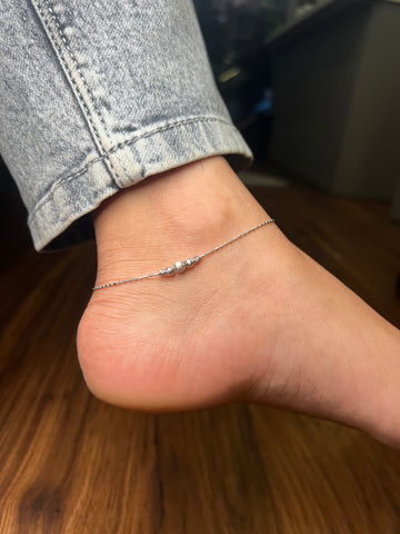 PURE SILVER ANKLET