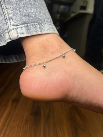 PURE SILVER ANKLET
