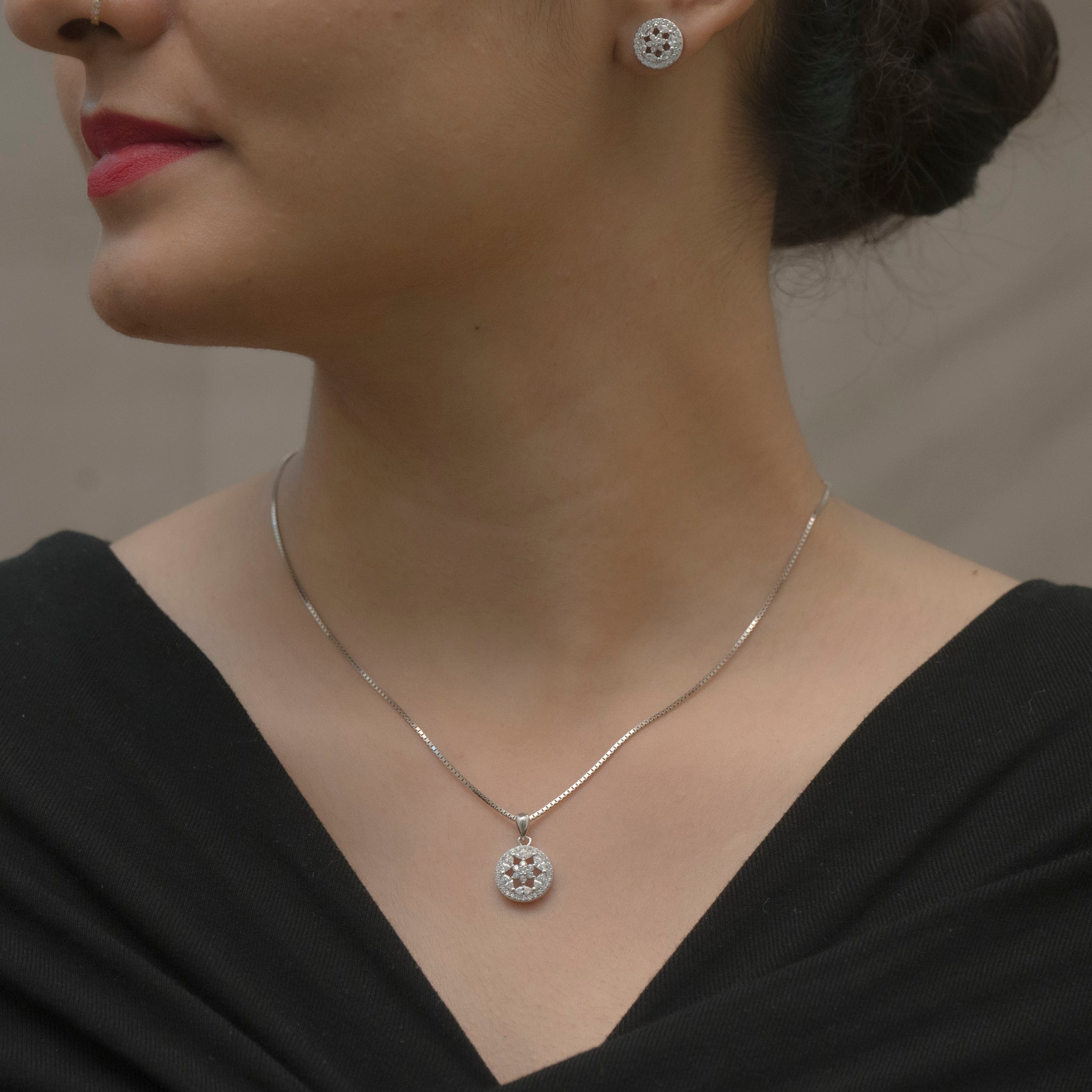 PURE SILVER CHAIN PENDENT