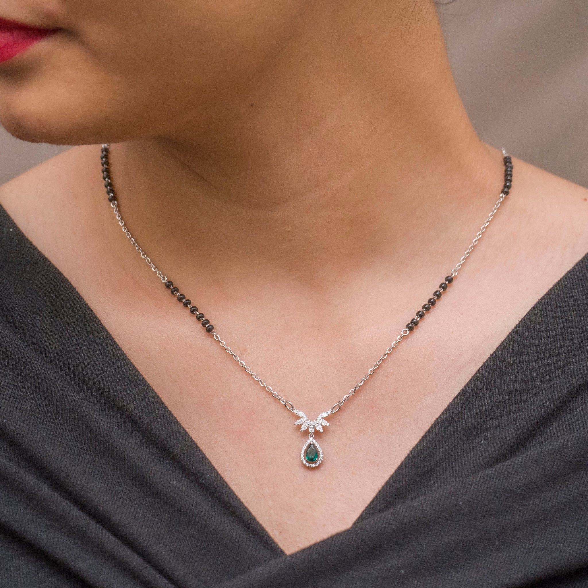PURE SILVER MANGALSUTRA