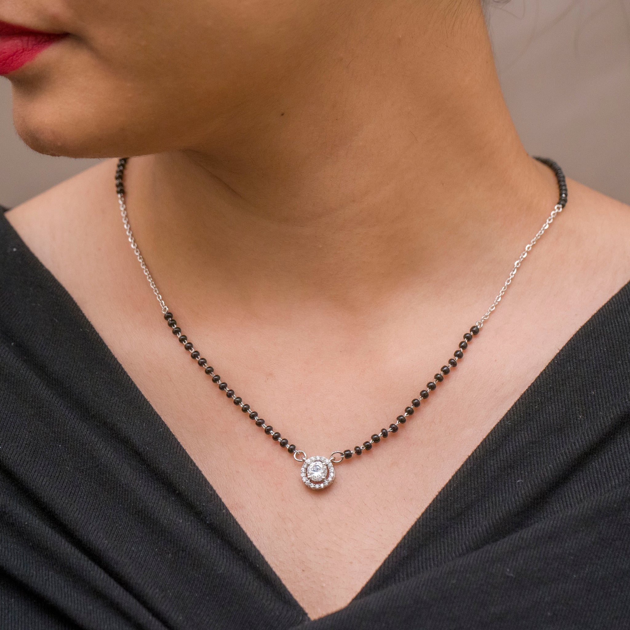 PURE SILVER MANGALSUTRA