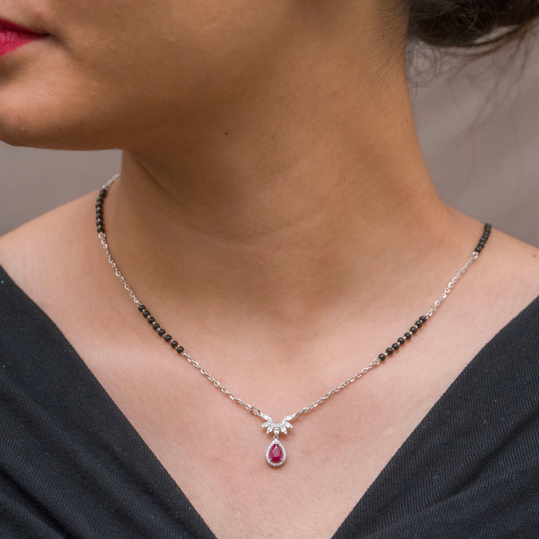 PURE SILVER MANGALSUTRA
