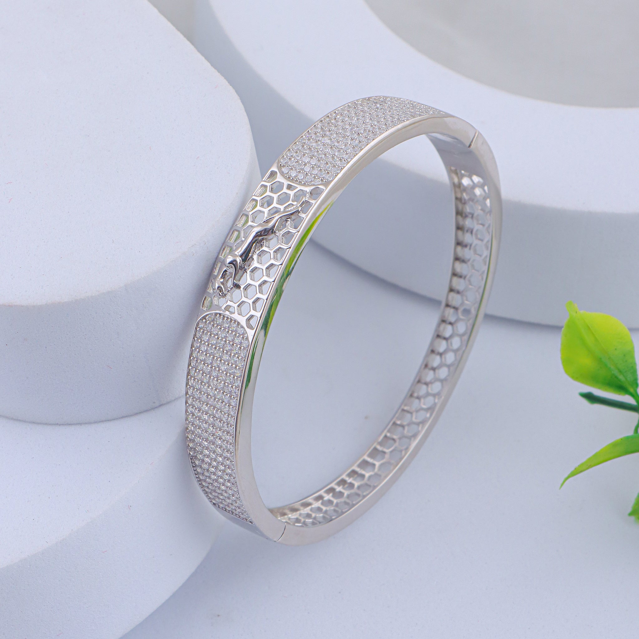 PURE SILVER MENS KADA