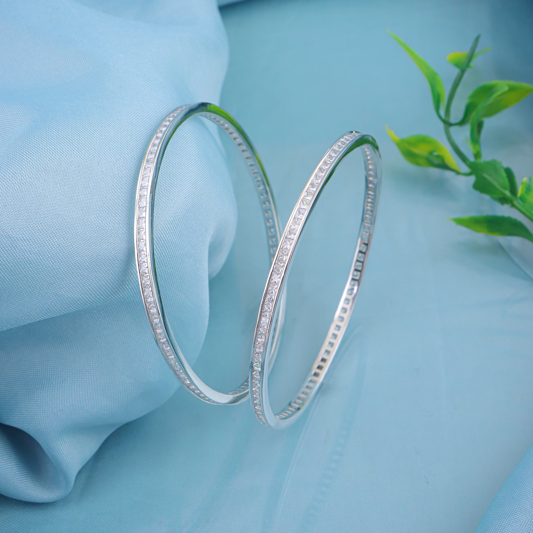 PURE SILVER BANGLES