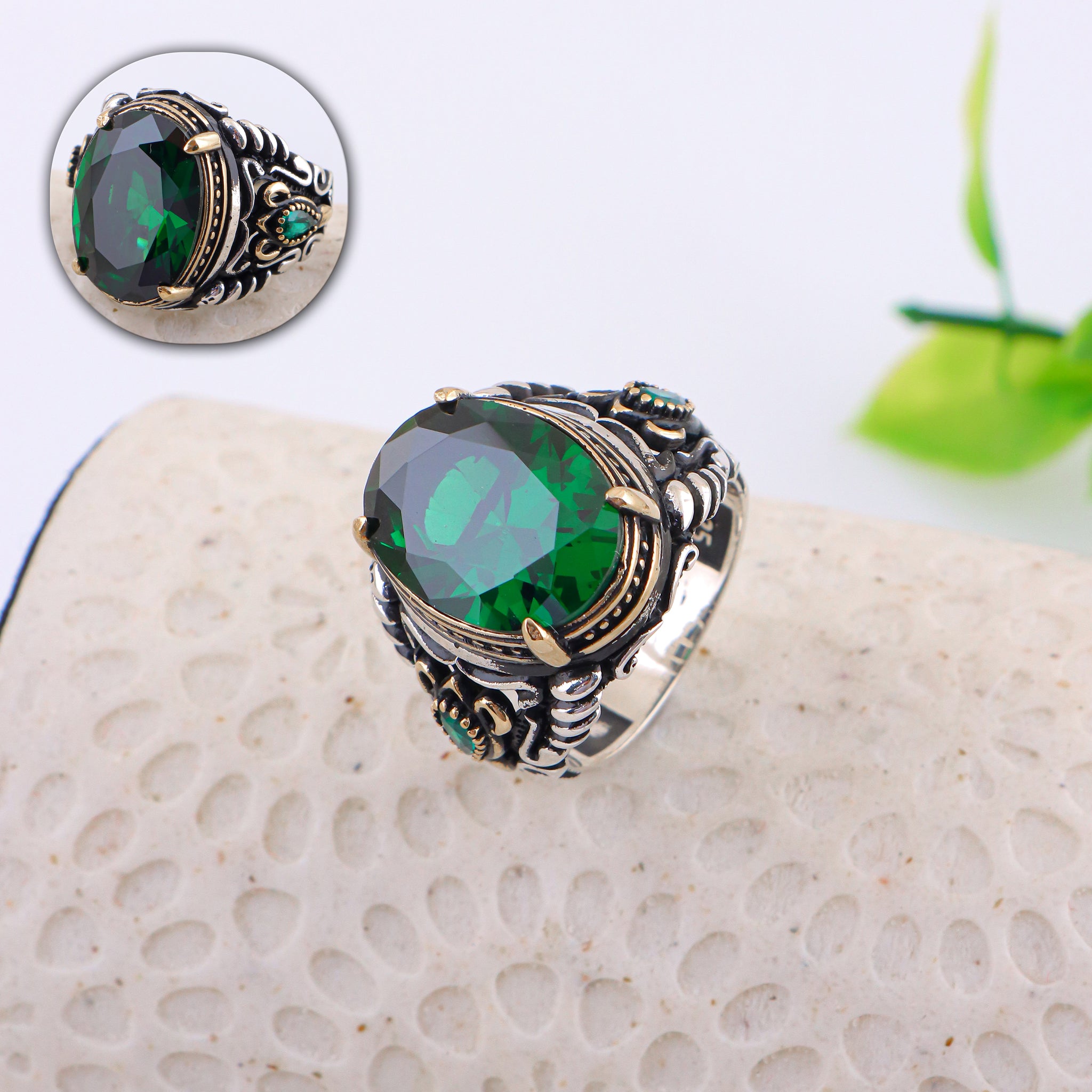 PURE SILVER MENS RING