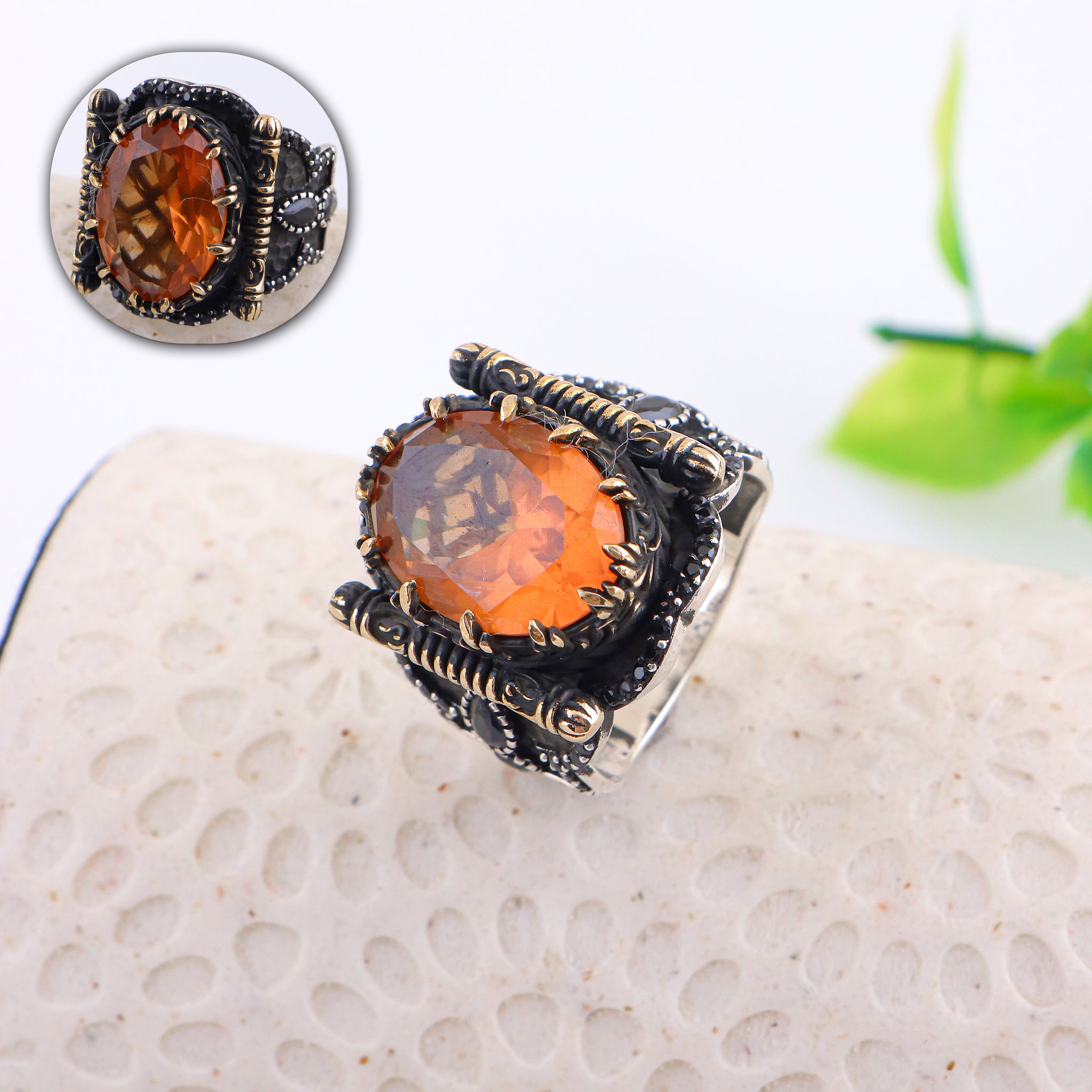 PURE SILVER MENS RING