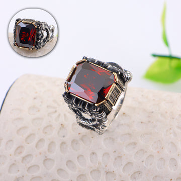 PURE SILVER MENS RING