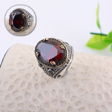 PURE SILVER MENS RING