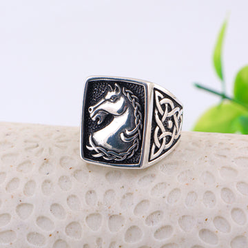 PURE SILVER MENS RING