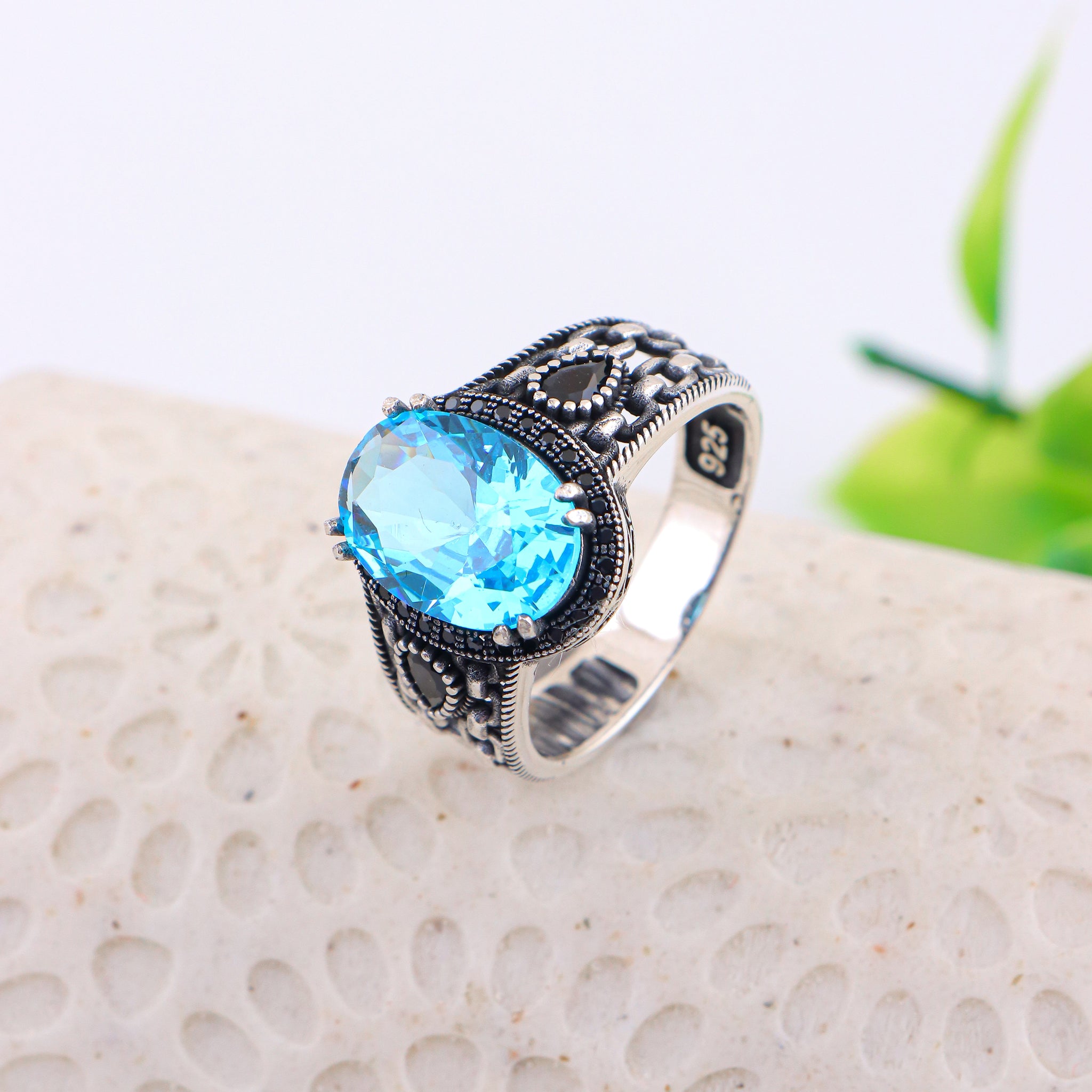 PURE SILVER MENS RING