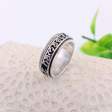 PURE SILVER MENS RING