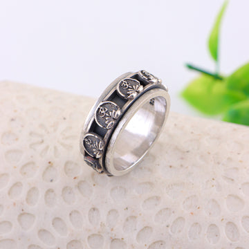 PURE SILVER MENS RING