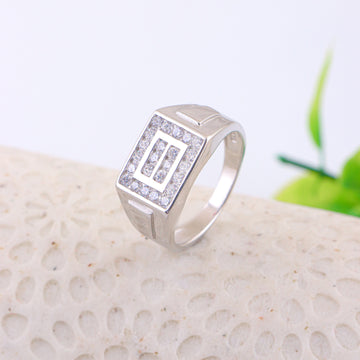 PURE SILVER MENS RING