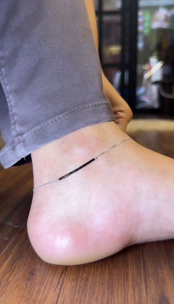 Pure silver anklet ❤️🥰