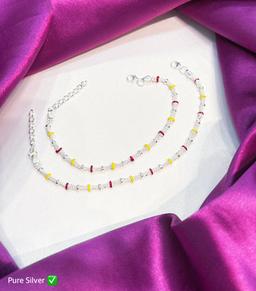 PURE SILVER KIDS ANKLET