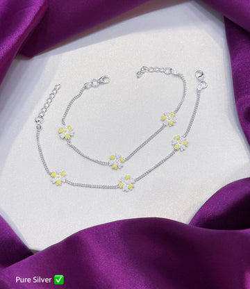 PURE SILVER KIDS ANKLET
