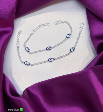 PURE SILVER KIDS ANKLET