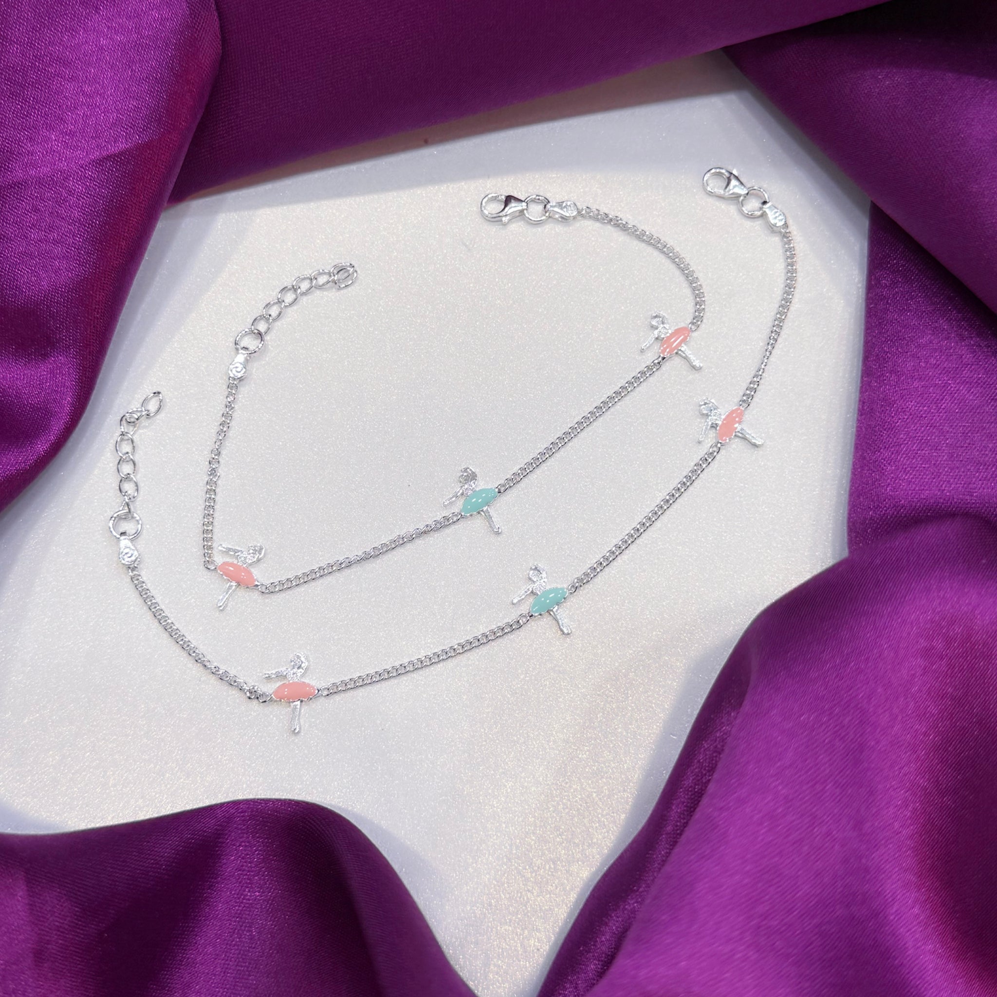 PURE SILVER KIDS ANKLET