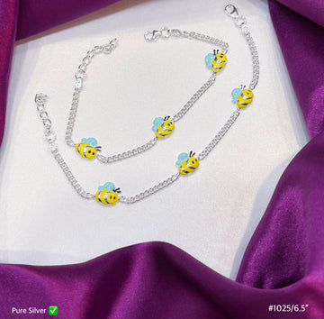 PURE SILVER KIDS ANKLET