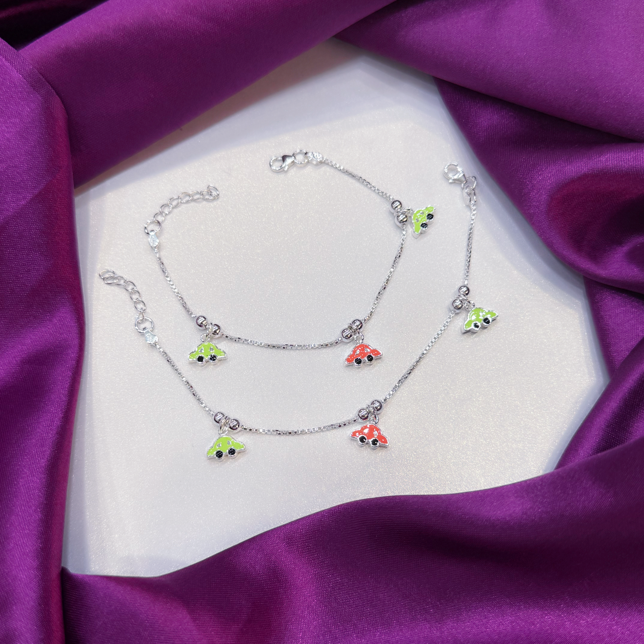 PURE SILVER KIDS ANKLET