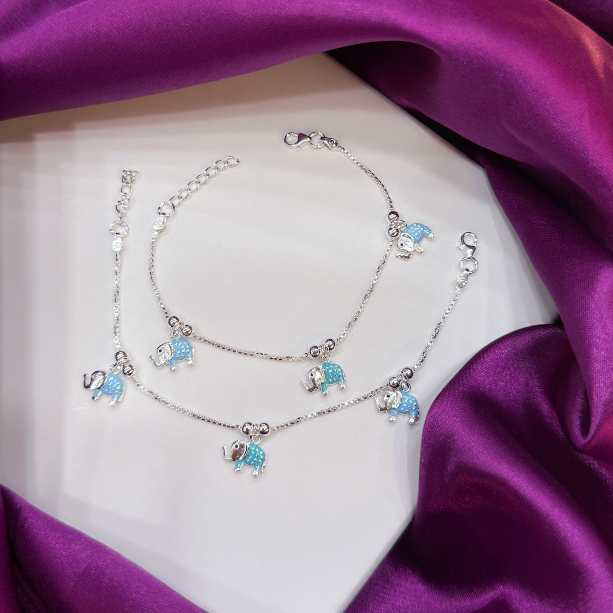 PURE SILVER KIDS ANKLET