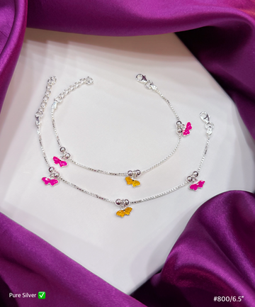 PURE SILVER KIDS ANKLET