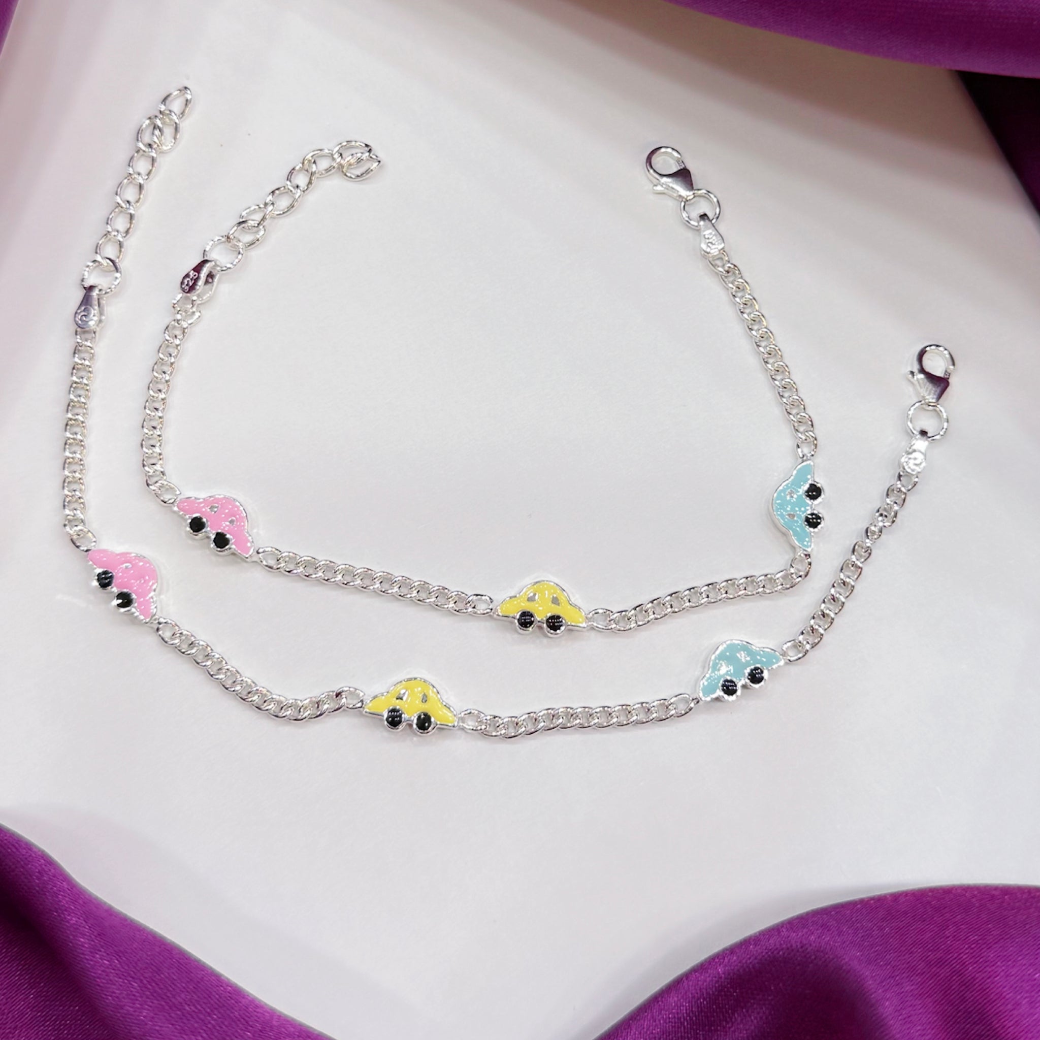 PURE SILVER KIDS ANKLET