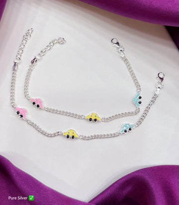 PURE SILVER KIDS ANKLET