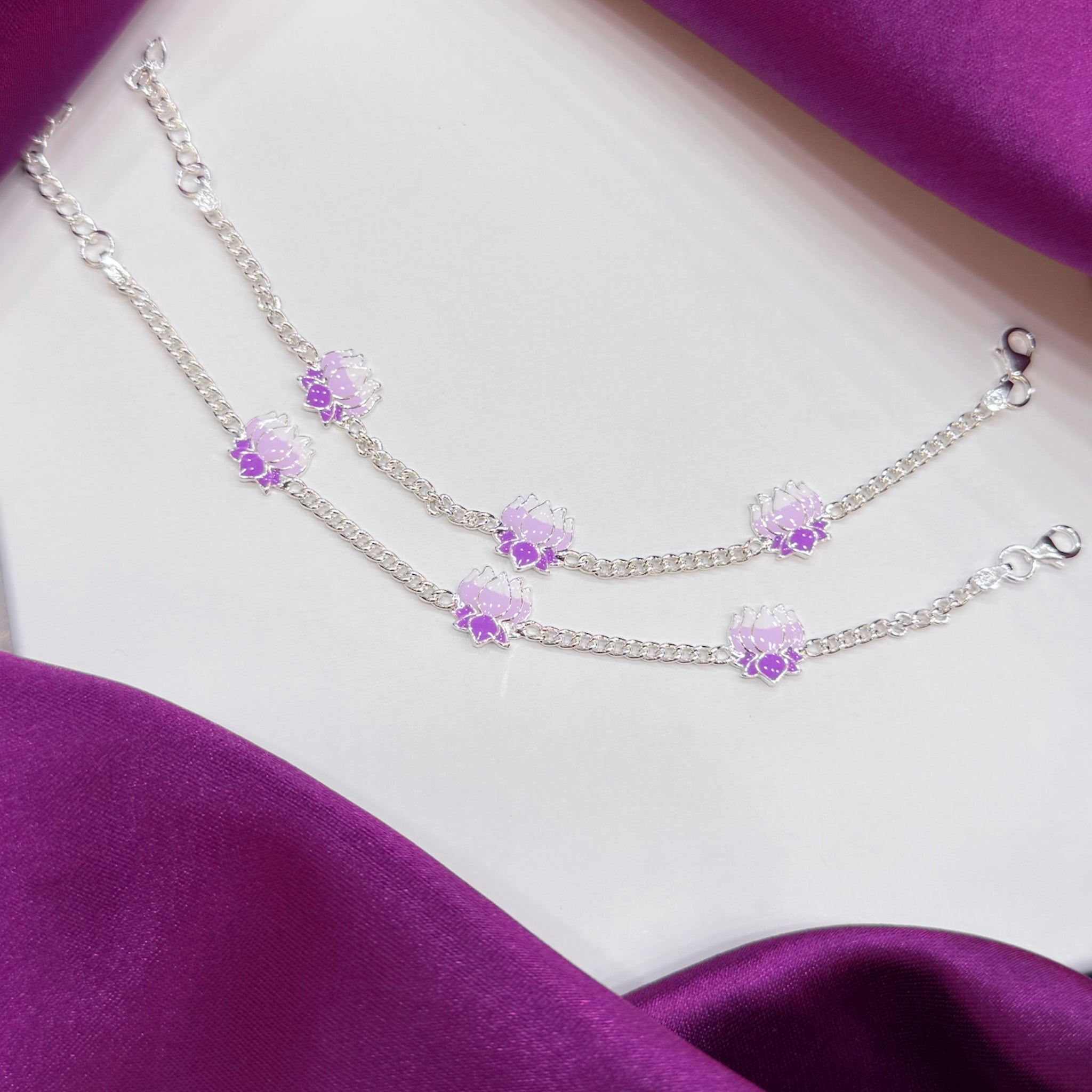 PURE SILVER KIDS ANKLET