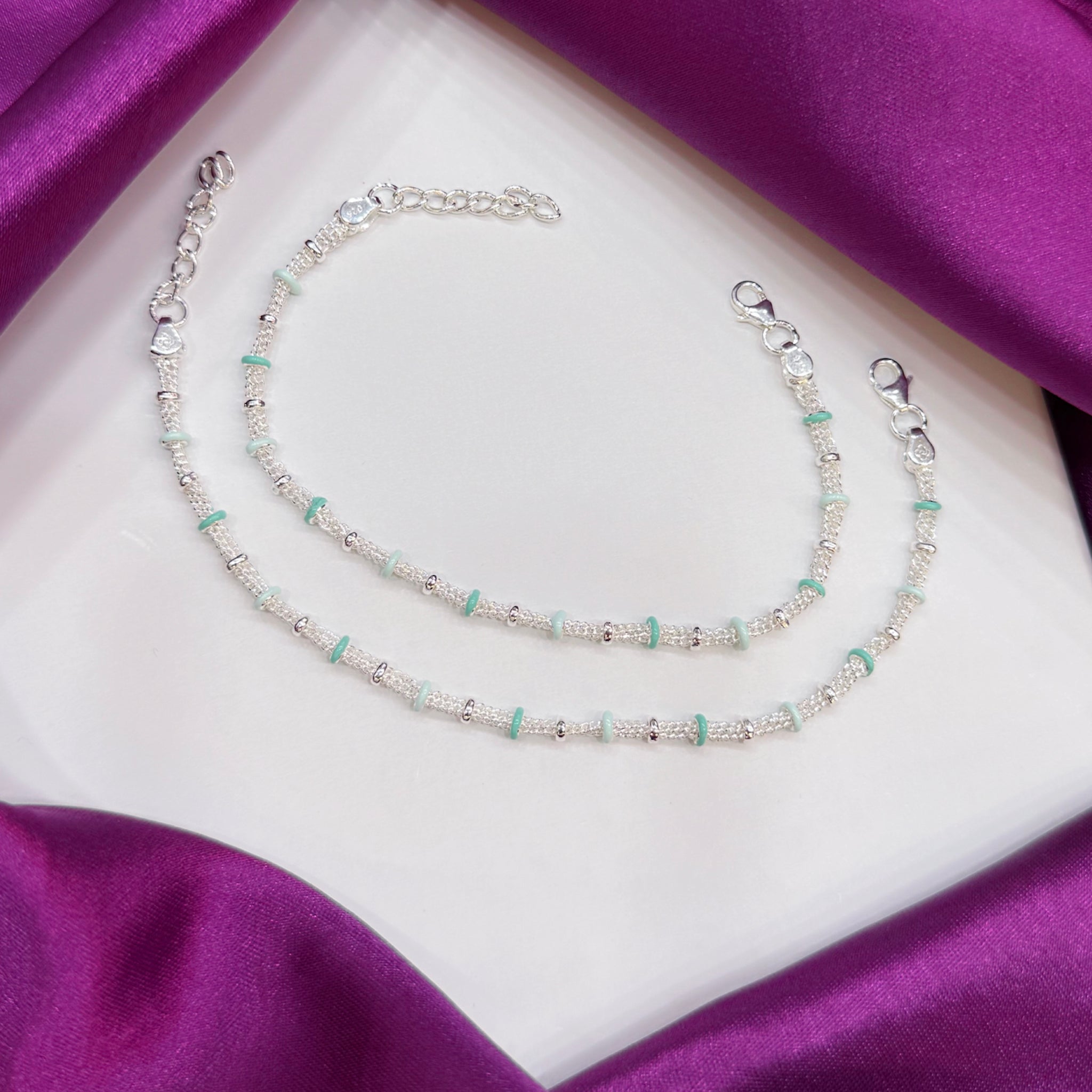 PURE SILVER KIDS ANKLET