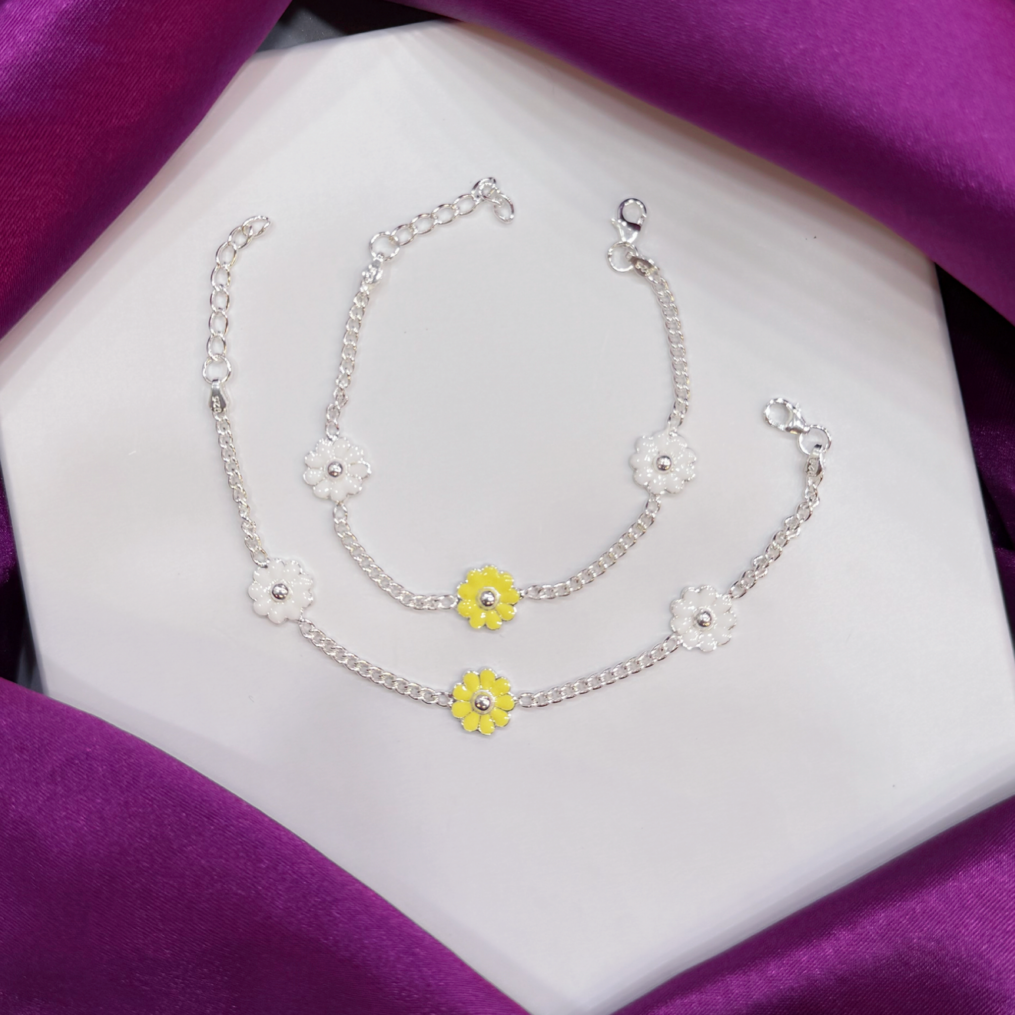 PURE SILVER KIDS ANKLET