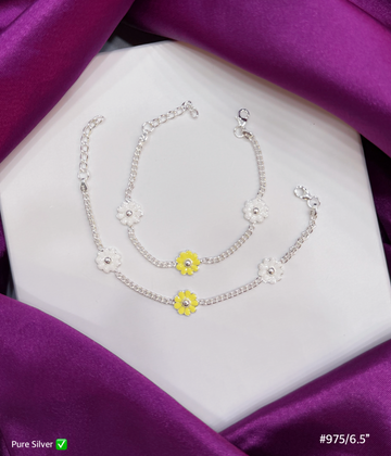PURE SILVER KIDS ANKLET