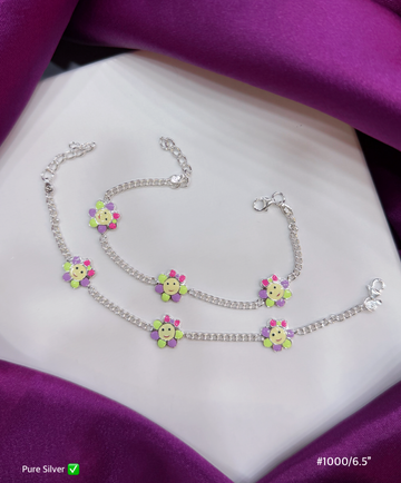 PURE SILVER KIDS ANKLET