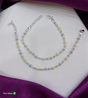 PURE SILVER KIDS ANKLET